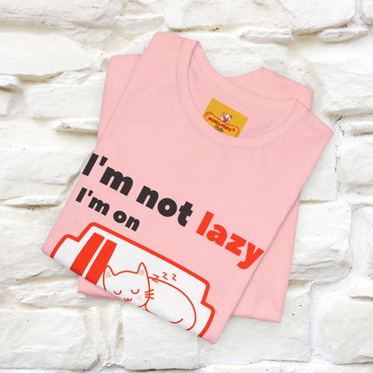 ''I am Not Lazy...'' Cat T-Shirt | Nunu&Miao Studio - Nunu&Miao Studio