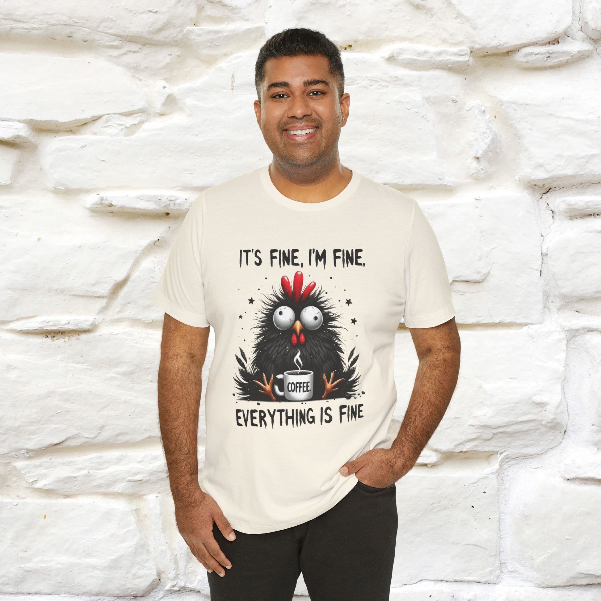 "Everything Is Fine" |Funny T-Shirt | Nunu&Miao Studio - Nunu&Miao Studio