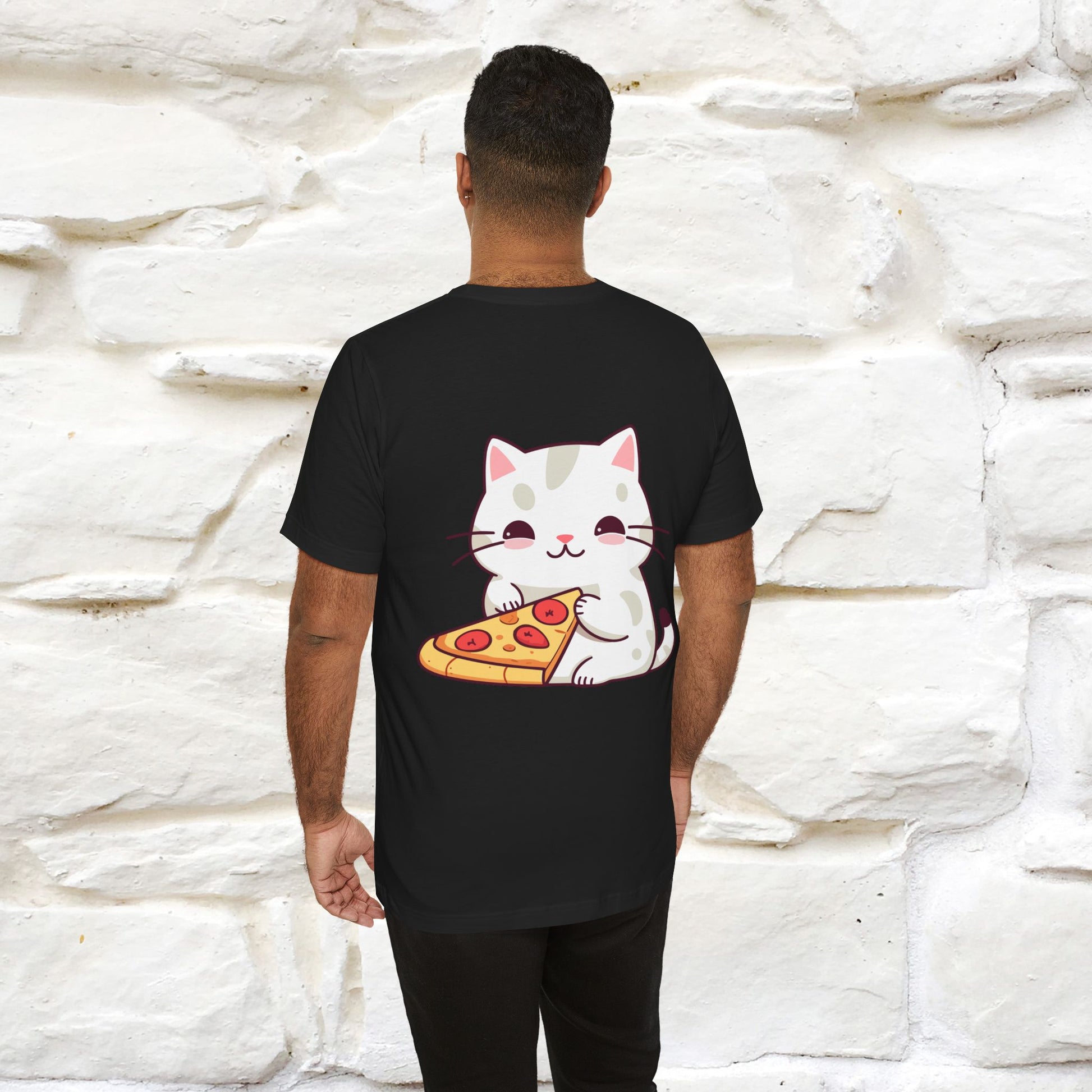 "I Love Pizza"| Cat T-shirt | Nunu&Miao Studio - Nunu&Miao Studio