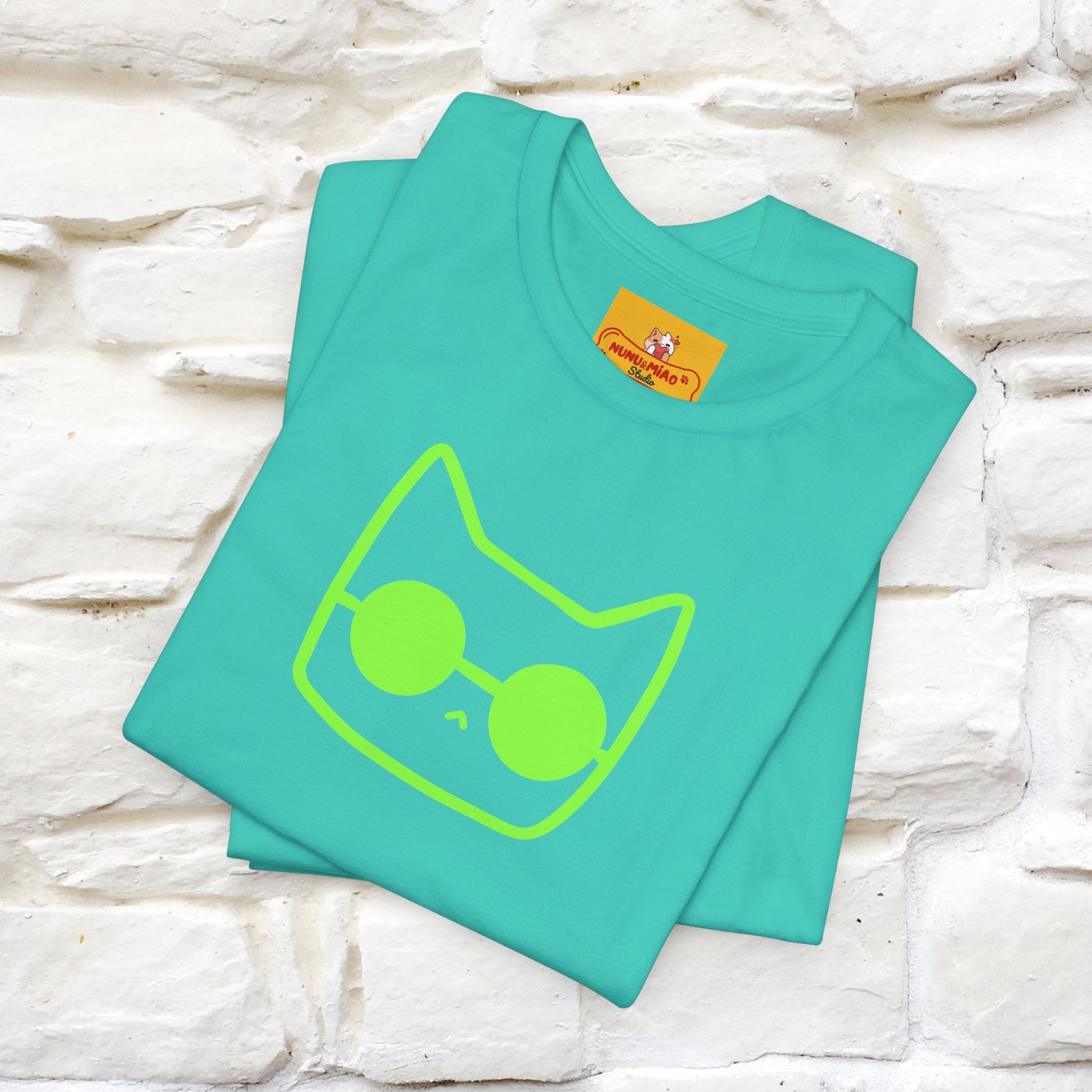 ''Everything Will Be Ok '' Cat T-Shirt Front and Back Design | Nunu&Miao Studio - Nunu&Miao Studio