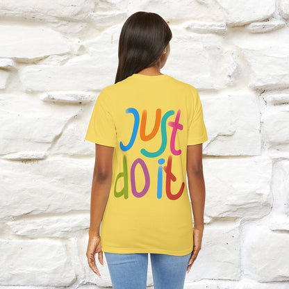 "Yes, Just Do It" Cat T-Shirt| Front & Back Design | Nunu&Miao Studio - Nunu&Miao Studio