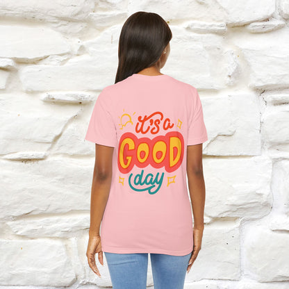 ""It's A Good Day" Cat T-Shirt| Front & Back Design | Nunu&Miao Studio - Nunu&Miao Studio