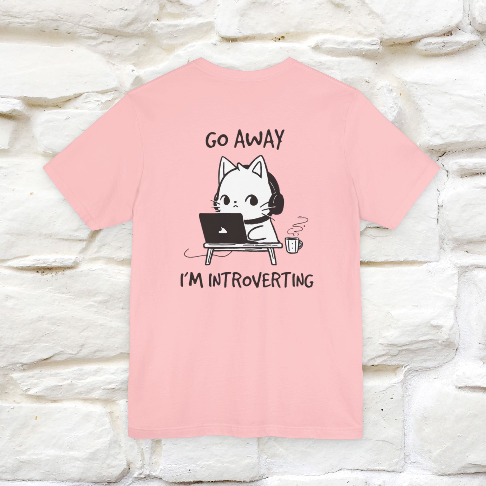 ''Go Away, I’m Introverting'' Cat T-Shirt | Nunu & Miao Studio - Nunu&Miao Studio