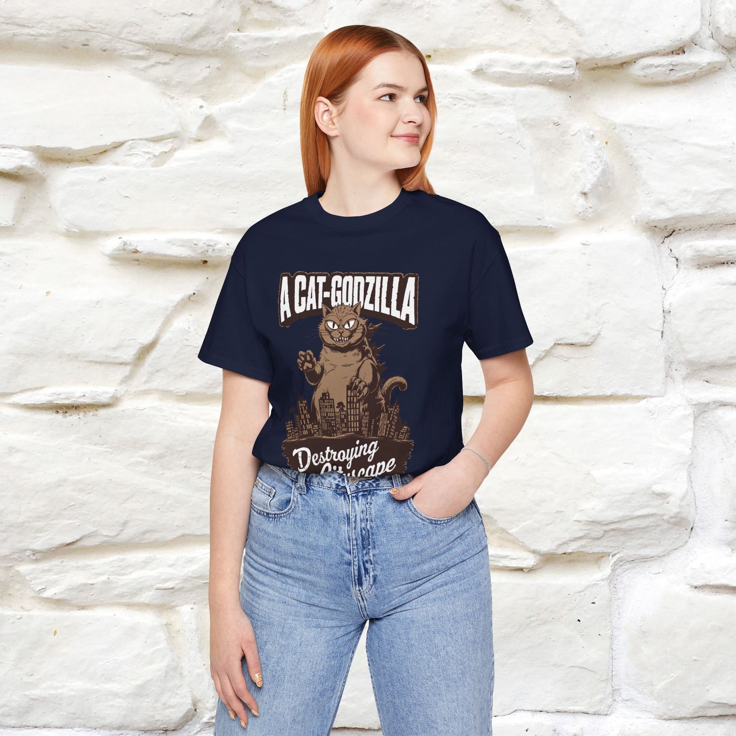 ''A Cat-Godzilla ''| CatT-Shirt | Nunu&Miao Studio - Nunu&Miao Studio