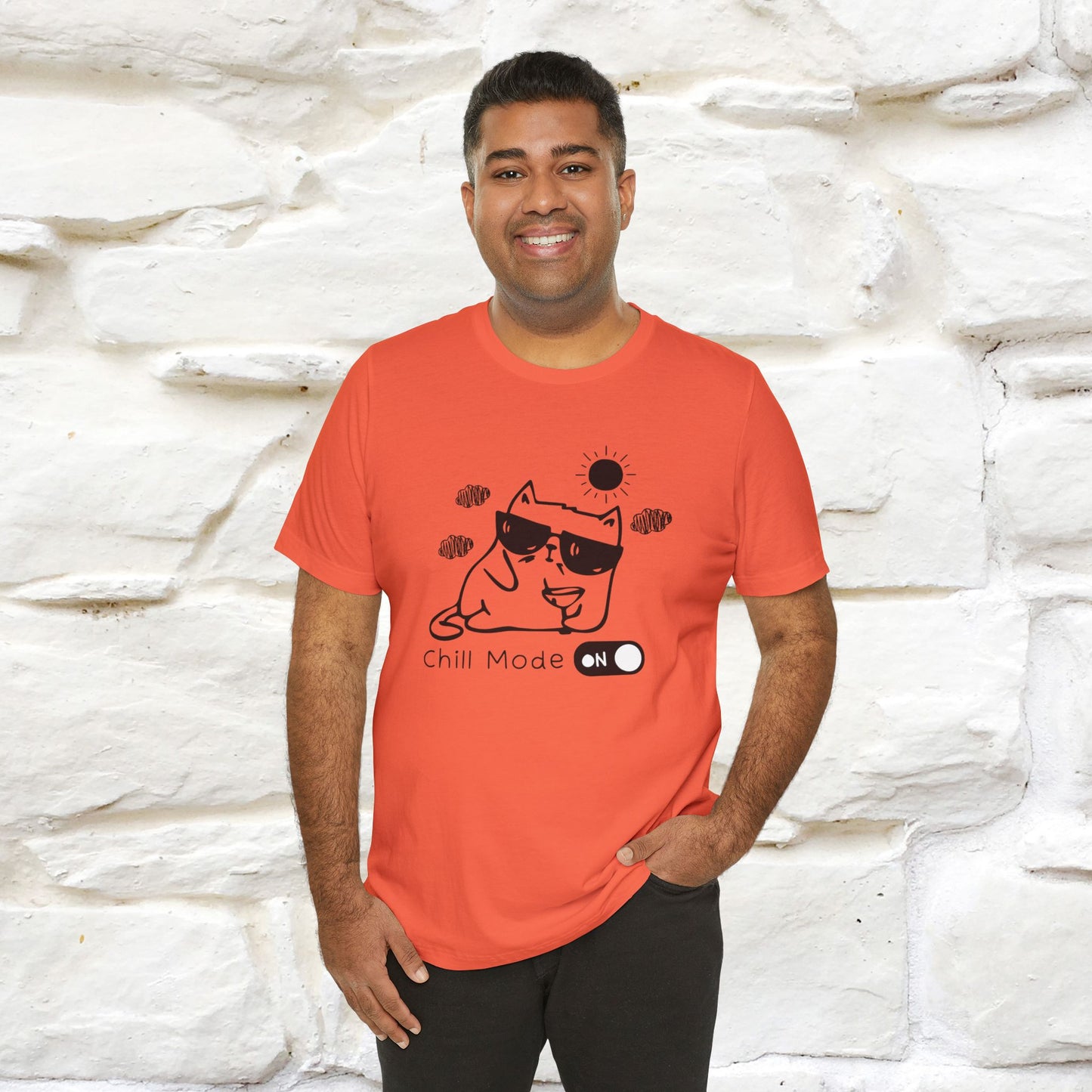 ''Chill Mode on'' Cat T-Shirt | Nunu&Miao Studio