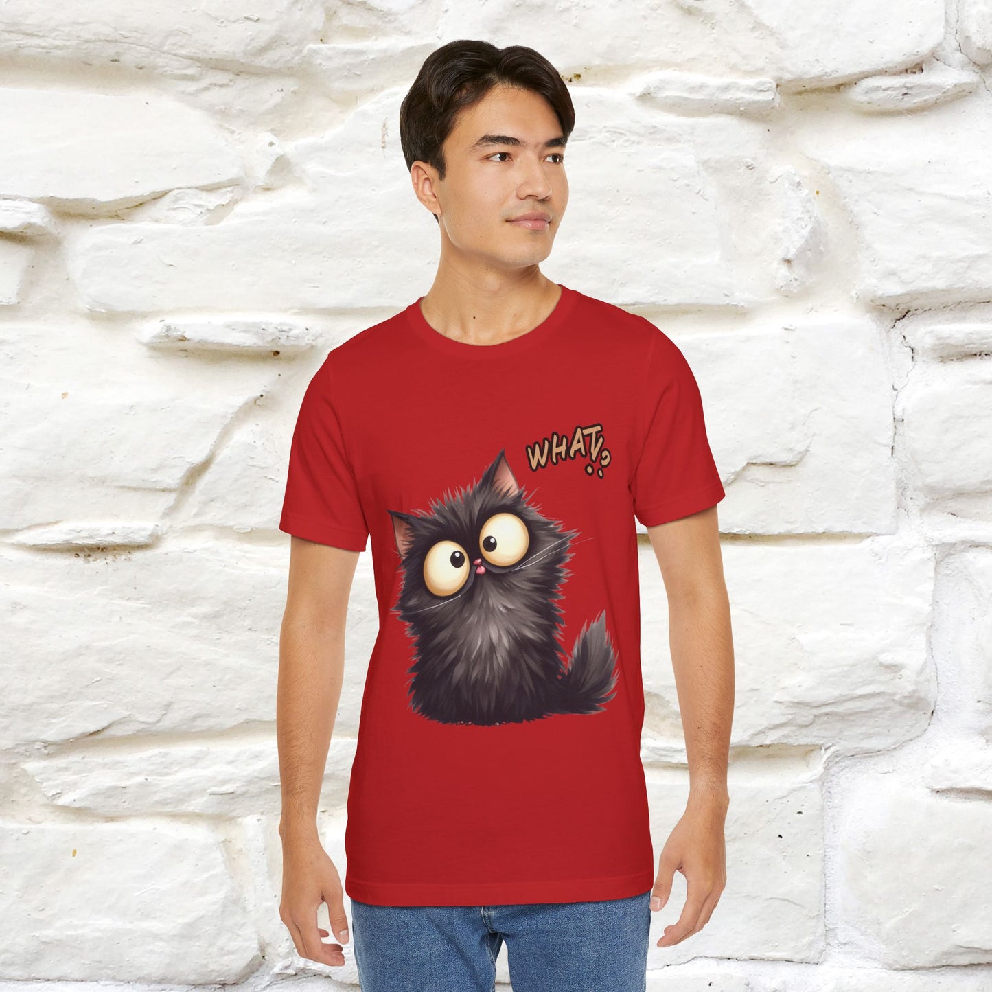 ''What ?'' | Cat T-Shirt  | Nunu&Miao Studio - Nunu&Miao Studio