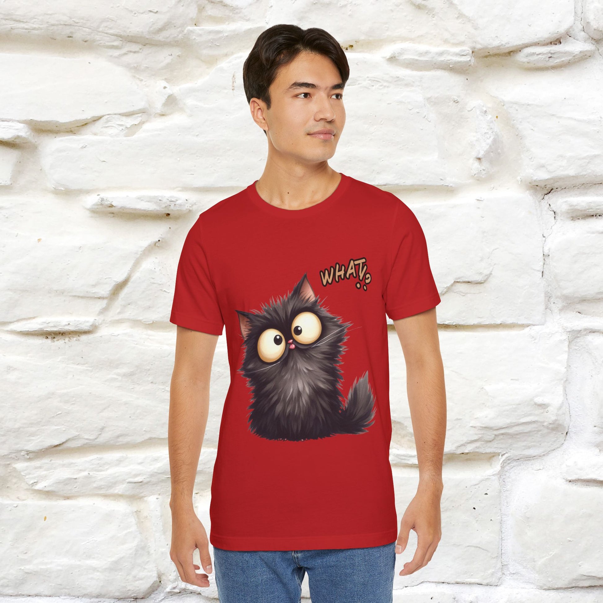 ''What ?'' | Cat T-Shirt  | Nunu&Miao Studio - Nunu&Miao Studio