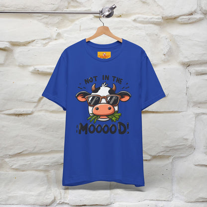 Not In The Moood – Funny Cow Pun T-Shirt | Nunu & Miao Studio - Nunu&Miao Studio
