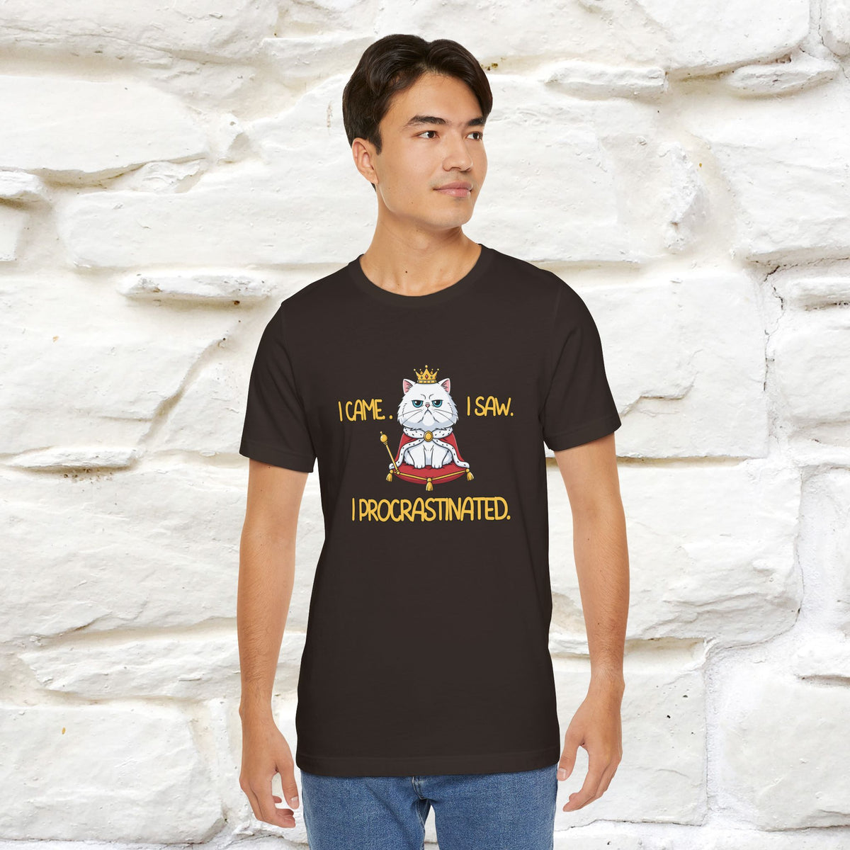 ''“I came. I saw. I procrastinated.''| Funny T-Shirt | Nunu&Miao Studio