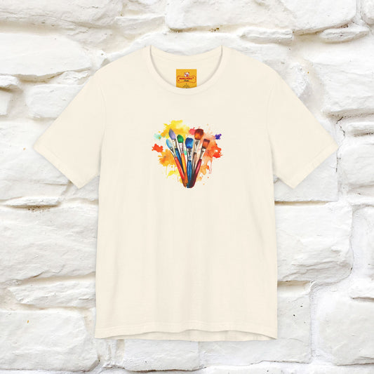 "Il Pittore'' Cat T-Shirt Front and Back Design | Nunu&Miao Studio - Nunu&Miao Studio