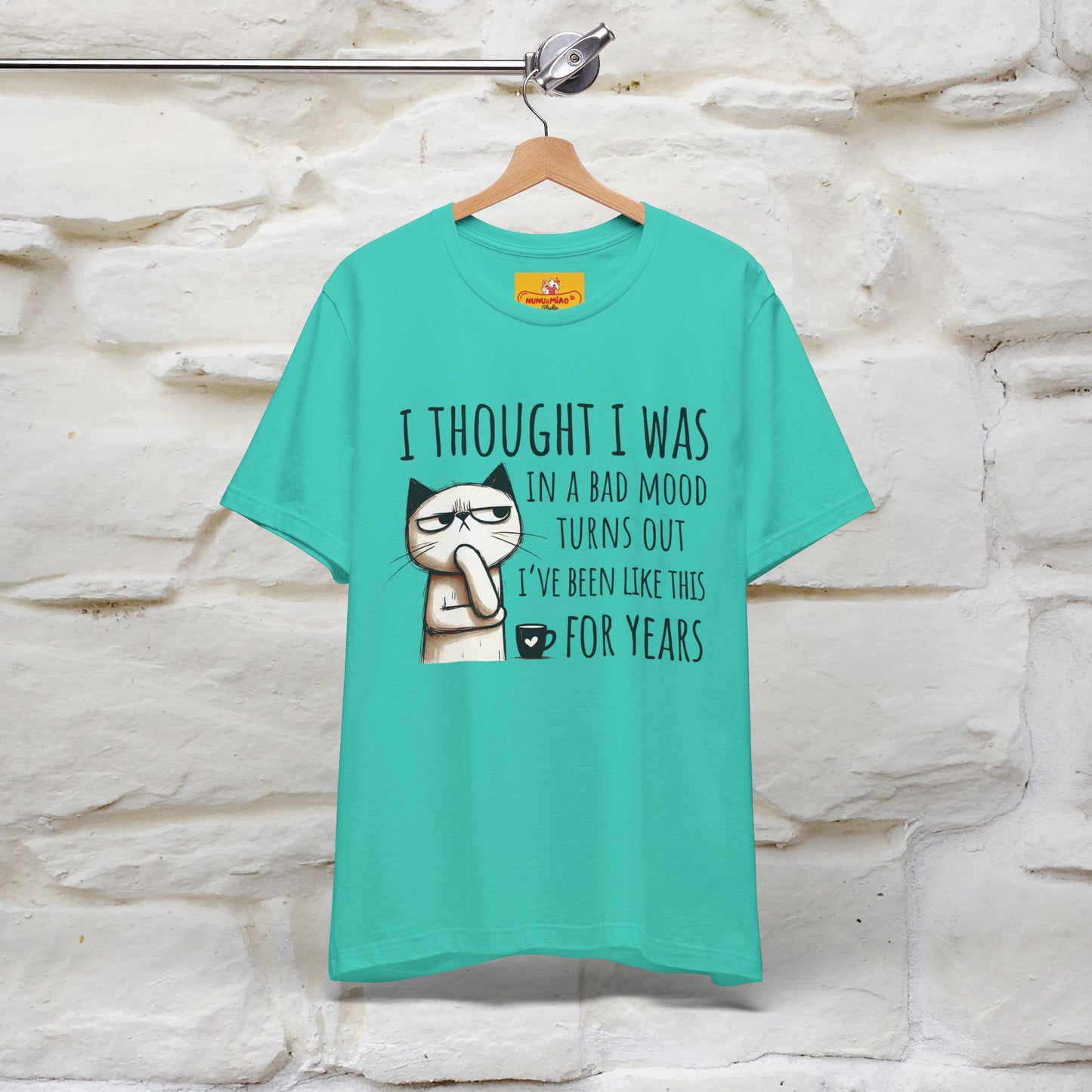 "I Thought I was In A Bad Mood.. " Cat  T-shirt |Nunu&Miao Studio - Nunu&Miao Studio