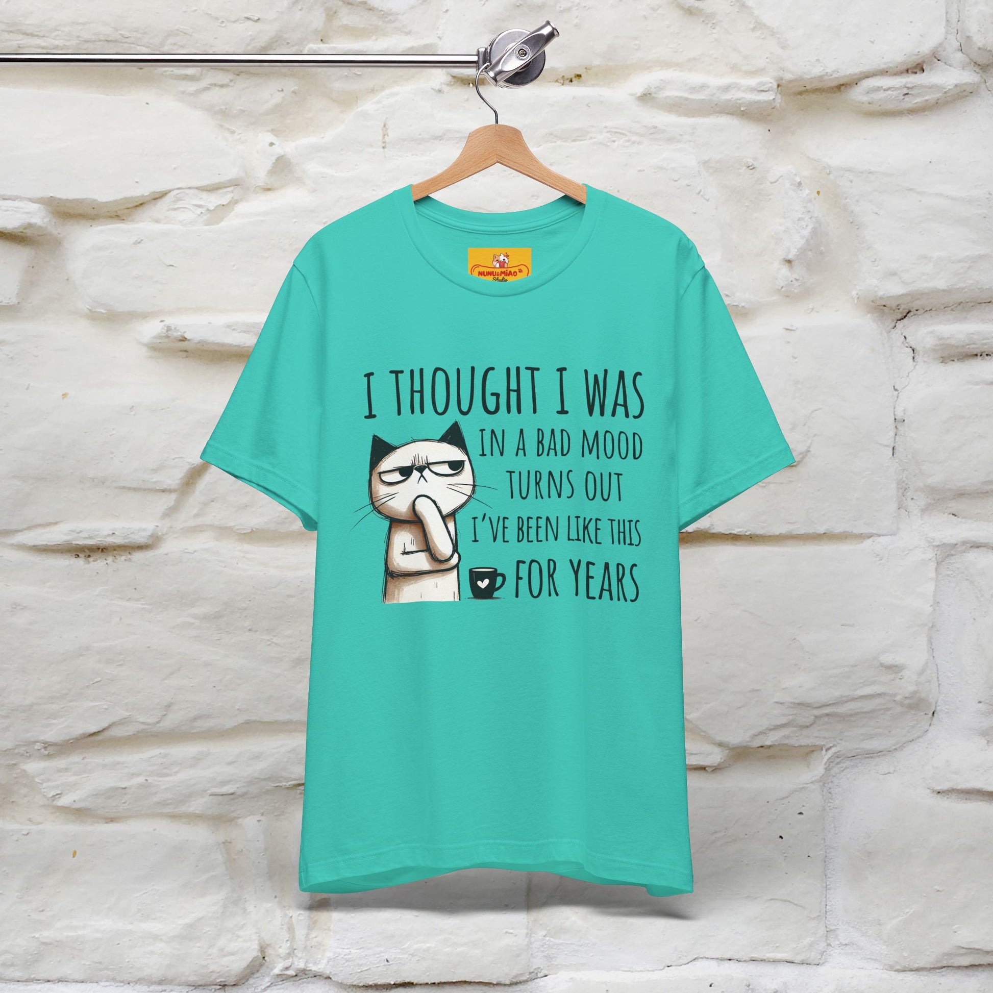 "I Thought I was In A Bad Mood.. " Cat  T-shirt |Nunu&Miao Studio - Nunu&Miao Studio