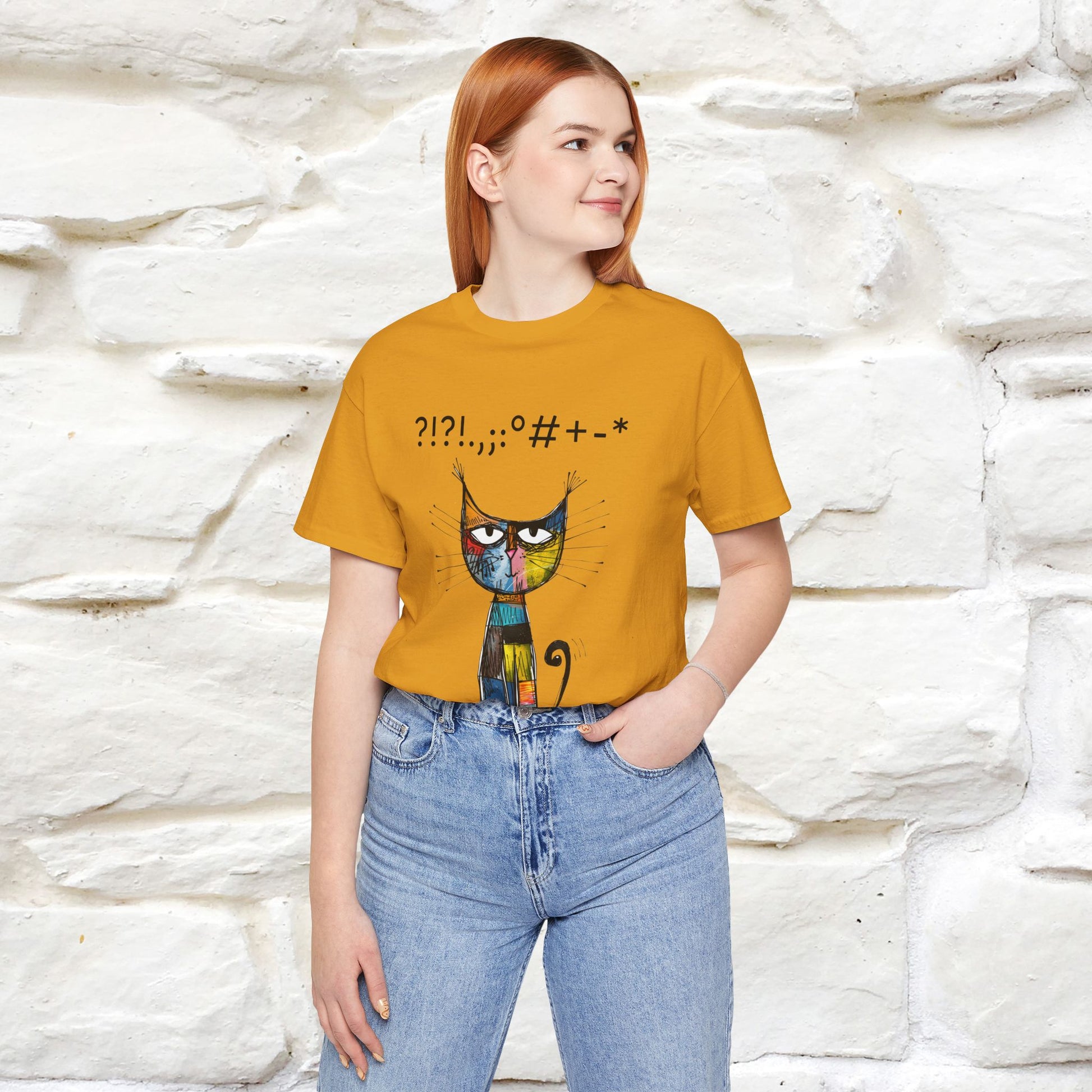 "Enigma" Cat T-shirt |Nunu&Miao Studio - Nunu&Miao Studio