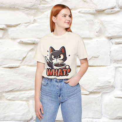 ''What !'' | Cat T-Shirt  | Nunu&Miao Studio - Nunu&Miao Studio