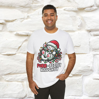 “Purr-Fectly Naughty” | Cat T-Shirt | Nunu&Miao Studio