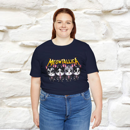 Meowtallica T-Shirt | Rock-Inspired Cat Tee| Nunu&Miao Studio