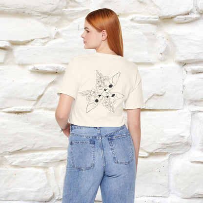 "Trinity'' Cat T-Shirt Front and Back Design | Nunu&Miao Studio - Nunu&Miao Studio