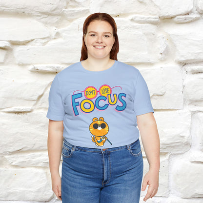 ''Don’t Lose Focus'' Cat T-Shirt | Nunu&Miao Studio - Nunu&Miao Studio