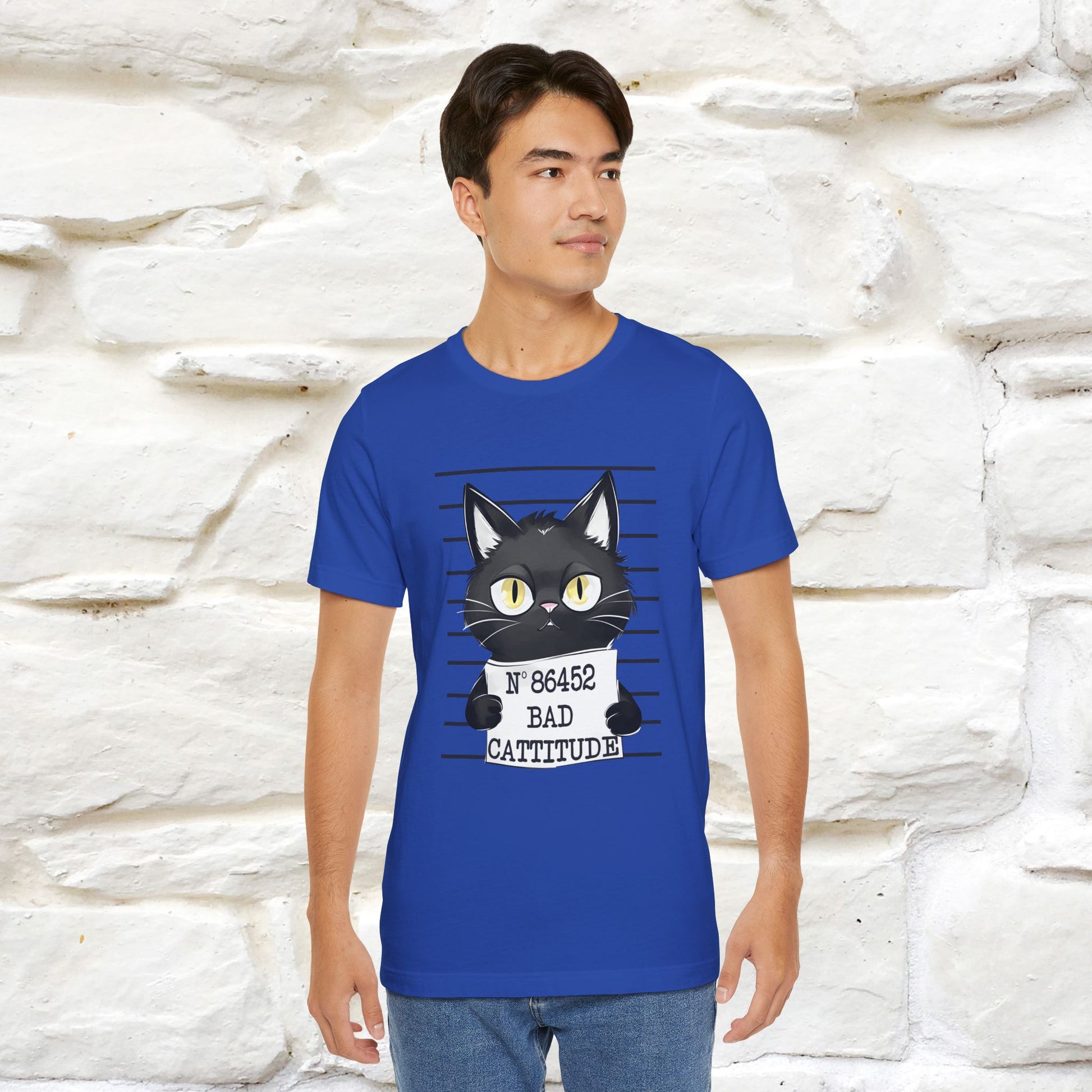 "Bad Cattitude" Cat T-Shirt | Nunu&Miao Studio - Nunu&Miao Studio