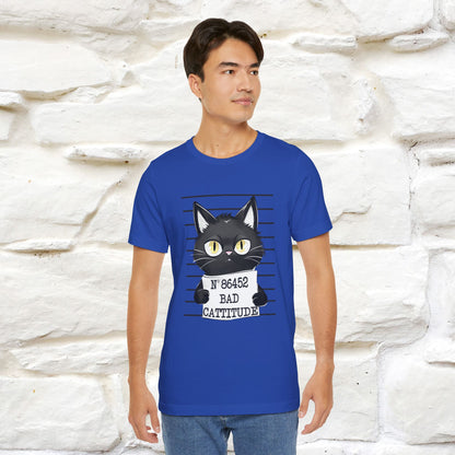 "Bad Cattitude" Cat T-Shirt | Nunu&Miao Studio - Nunu&Miao Studio