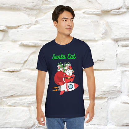 "Funny Santa Cat..." | Cat T-Shirt | Nunu&Miao Studio