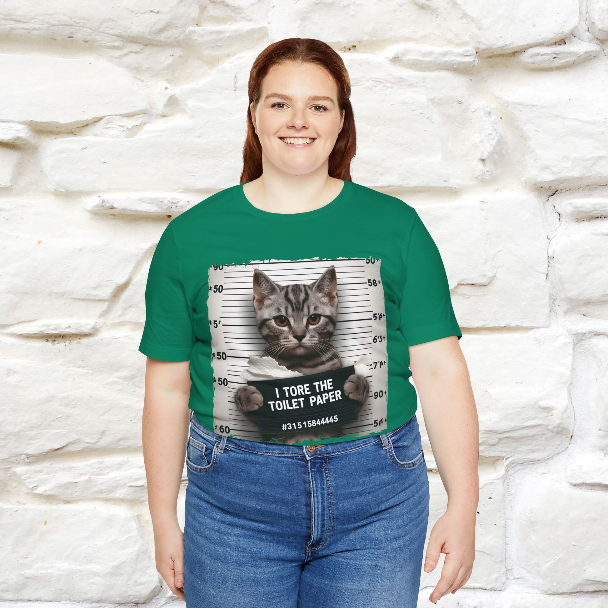 ''I Tore The Toilet Paper'' | Funny Cat T-Shirt | Nunu&Miao Studio - Nunu&Miao Studio
