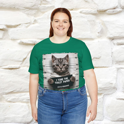 ''I Tore The Toilet Paper'' | Funny Cat T-Shirt | Nunu&Miao Studio - Nunu&Miao Studio