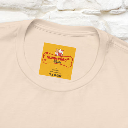 "Be The Light" Cat T-Shirt | Front & Back Design | Nunu&Miao Studio - Nunu&Miao Studio