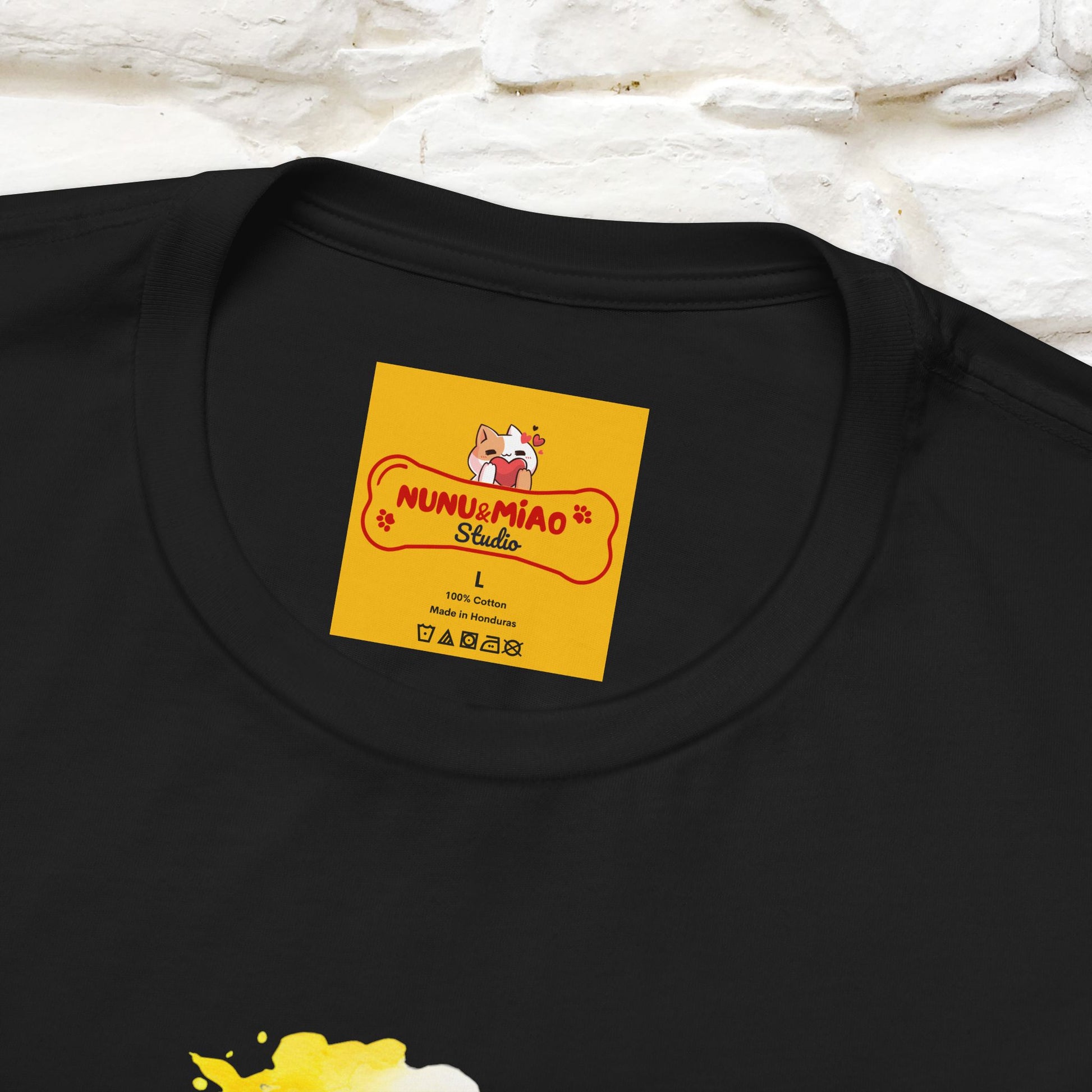 "Il Pittore'' Cat T-Shirt Front and Back Design | Nunu&Miao Studio - Nunu&Miao Studio