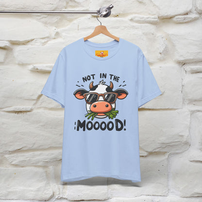 Not In The Moood – Funny Cow Pun T-Shirt | Nunu & Miao Studio - Nunu&Miao Studio