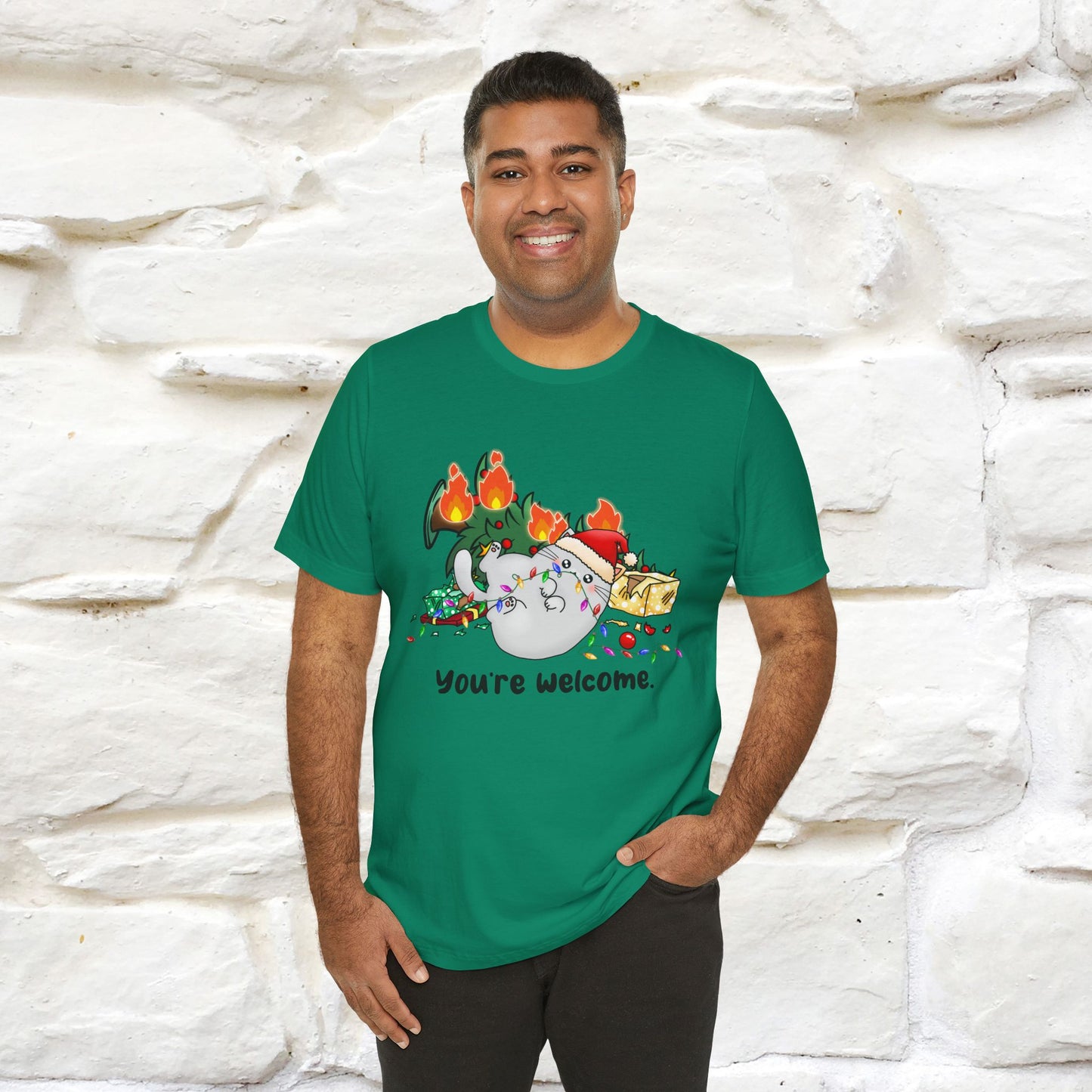 You're Welcome | Sarcastic Cat Christmas Shirt  |Nunu&Miao Studio - Nunu&Miao Studio