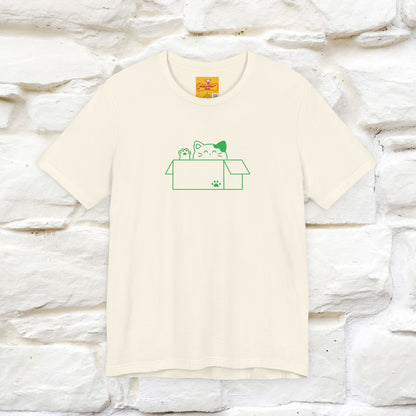 "“Happiness is free. Delivery is extra.” | Cat T-Shirt | Front & Back Design | Nunu&Miao Studio