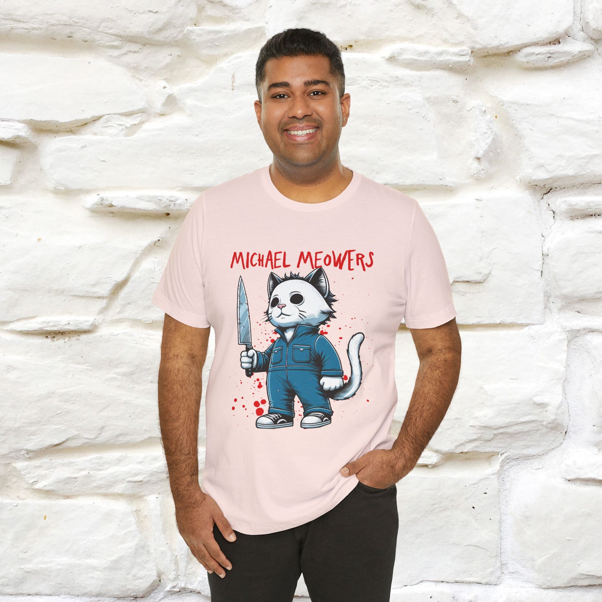 ''Michael Meowers'' Cat T-Shirt |  | Nunu&Miao Studio - Nunu&Miao Studio