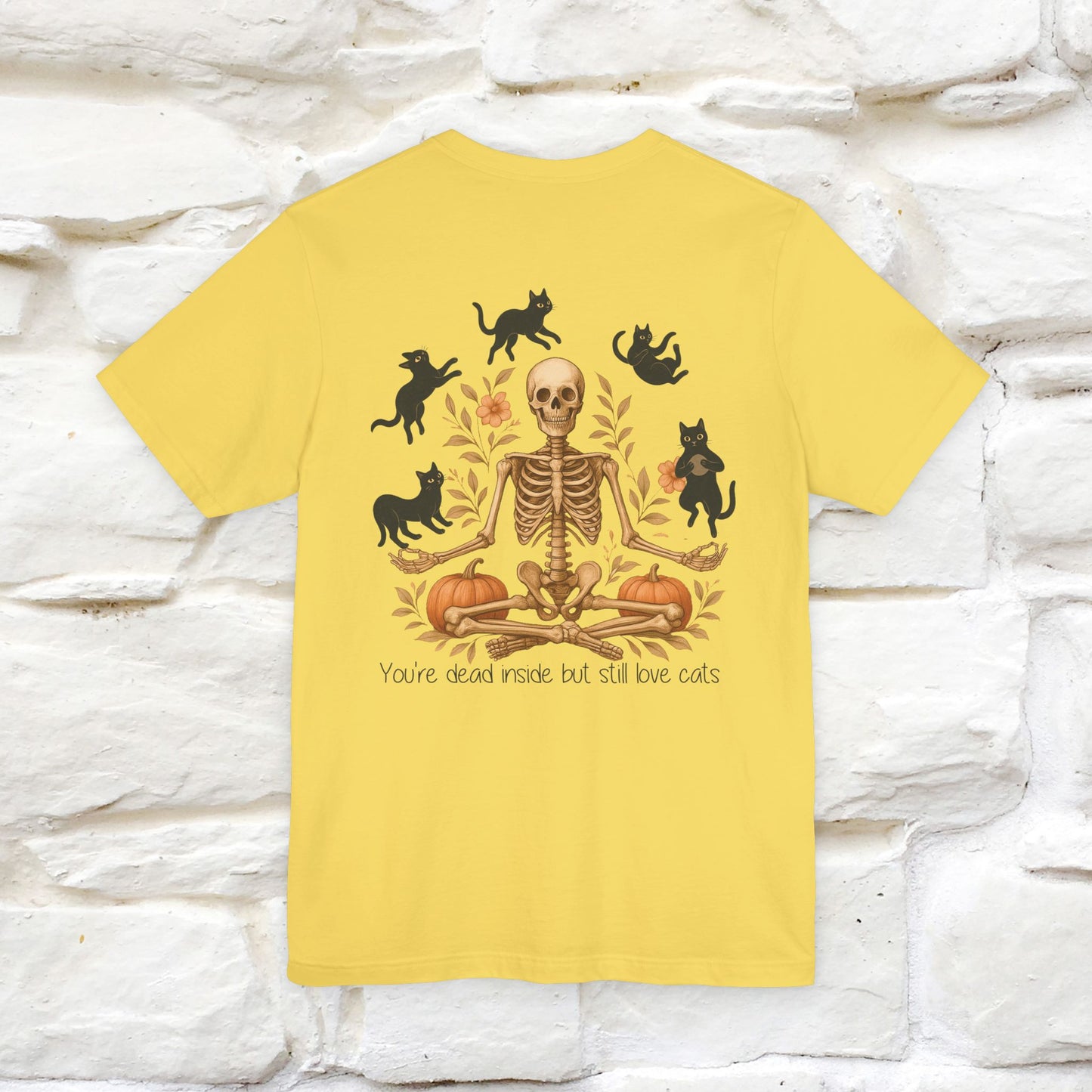 "You're Dead Inside But Still Love Cats " Halloween Cat T-shirt |Nunu&Miao Studio - Nunu&Miao Studio