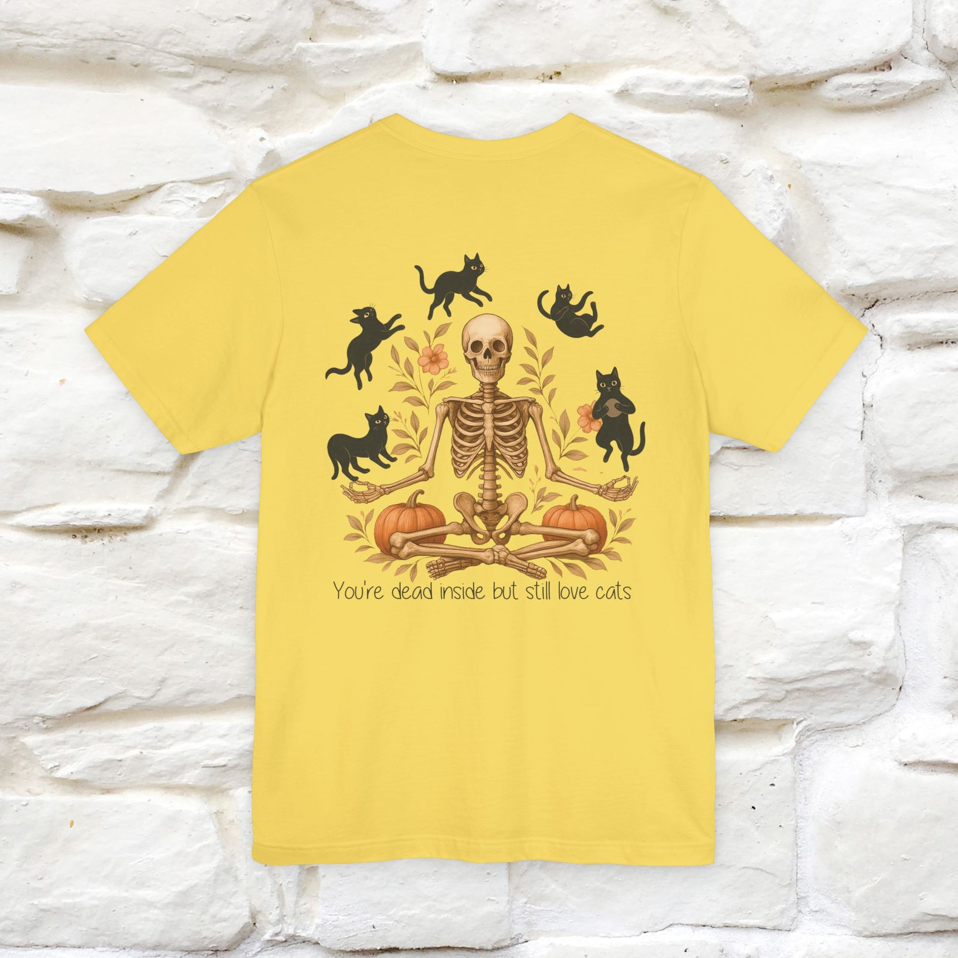 "You're Dead Inside But Still Love Cats " Halloween Cat T-shirt |Nunu&Miao Studio - Nunu&Miao Studio