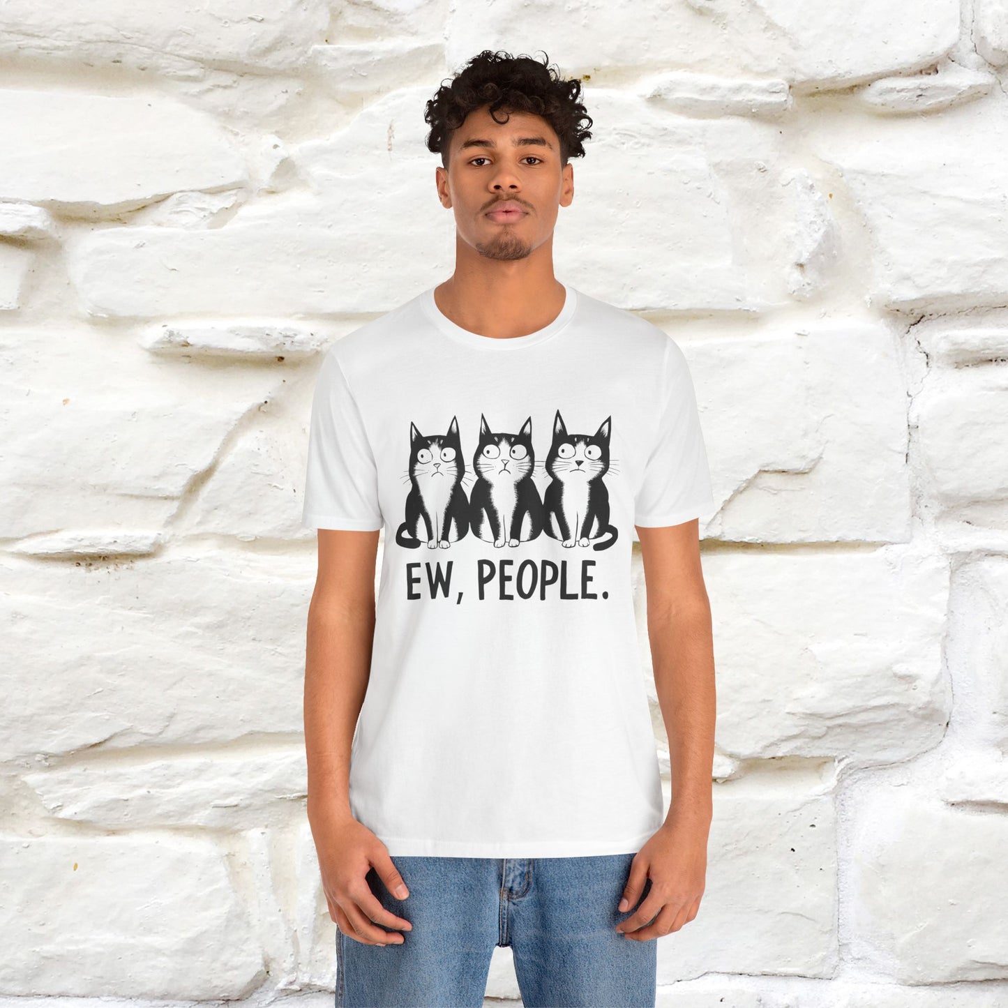 Ew, People | Funny Cat T-Shirt | Nunu&Miao Studio - Nunu&Miao Studio