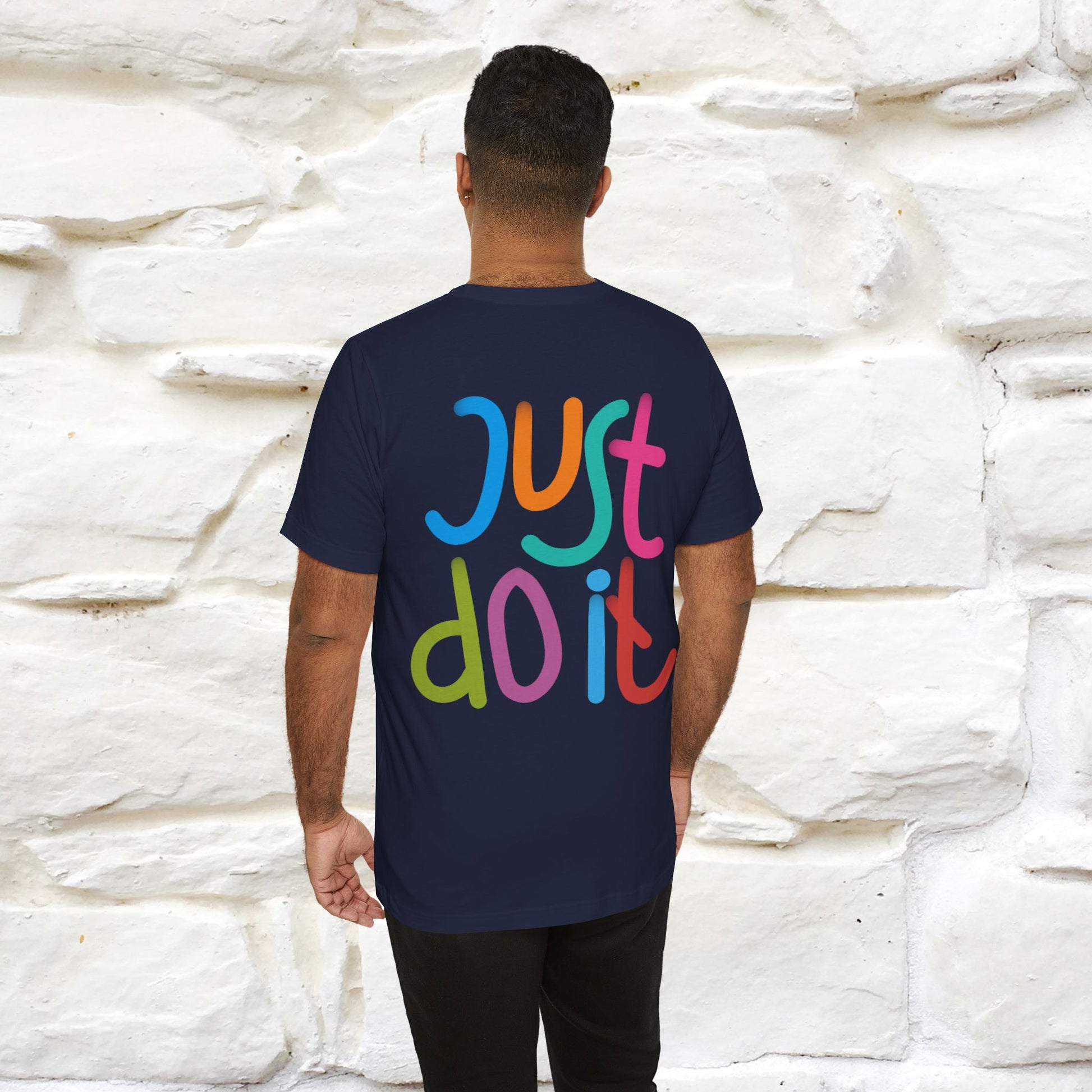 "Yes, Just Do It" Cat T-Shirt| Front & Back Design | Nunu&Miao Studio - Nunu&Miao Studio