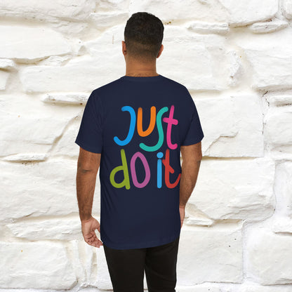 "Yes, Just Do It" Cat T-Shirt| Front & Back Design | Nunu&Miao Studio - Nunu&Miao Studio