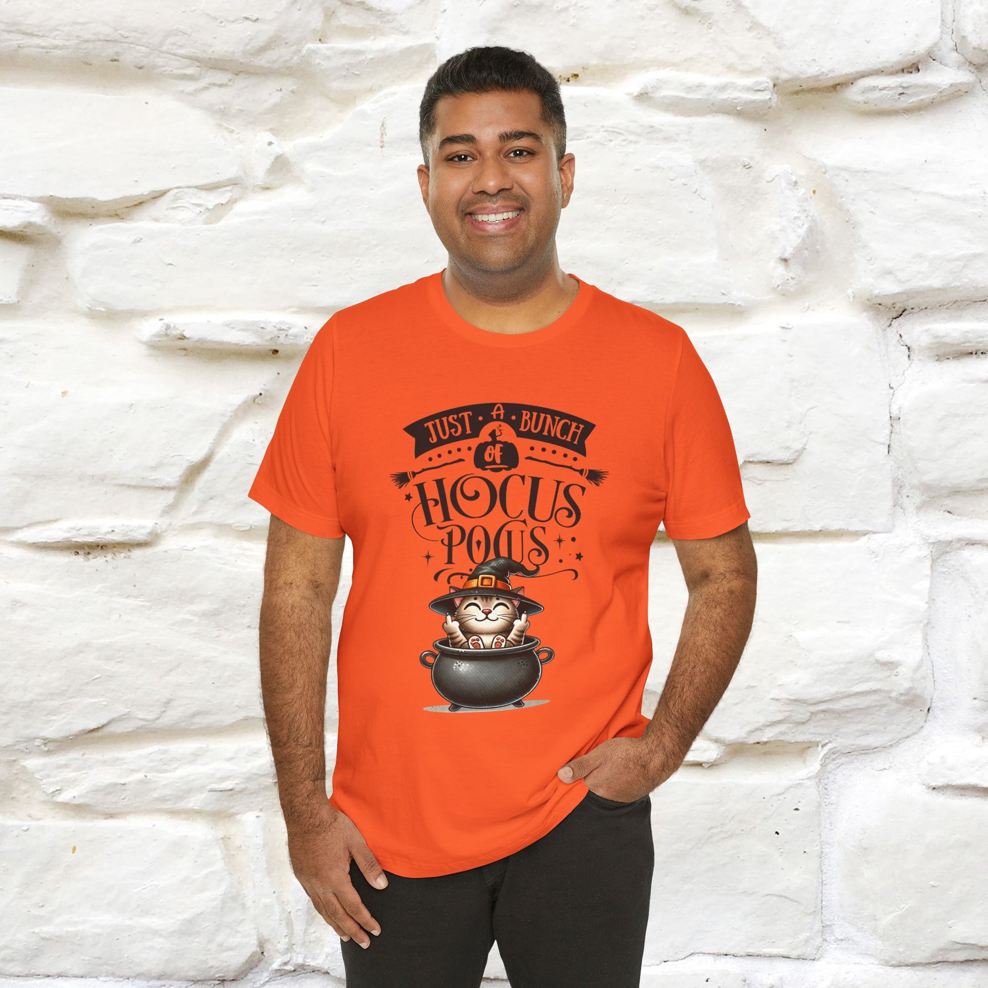 "Just A Bunch Of Hocus Pocus" Cat  T-shirt |Nunu&Miao Studio - Nunu&Miao Studio