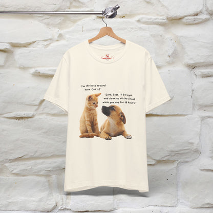 ''I am The Boss Here'' Funny Cat T-shirt for Men and Women  100% Cotton* - Nunu&Miao Studio