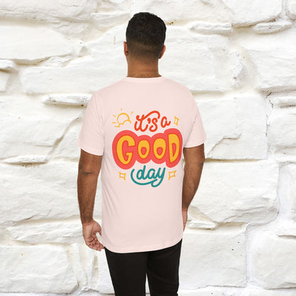 ""It's A Good Day" Cat T-Shirt| Front & Back Design | Nunu&Miao Studio - Nunu&Miao Studio