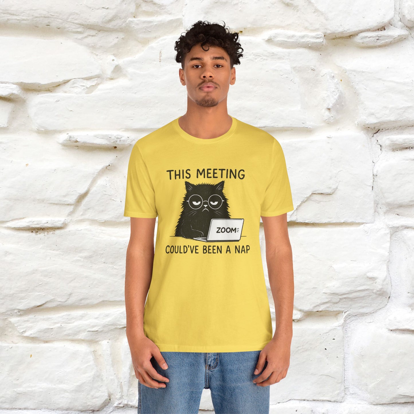 "This Meeting Could've Been a Nap" | Sarcastic Cat T-Shirt | Nunu&Miao Studio - Nunu&Miao Studio