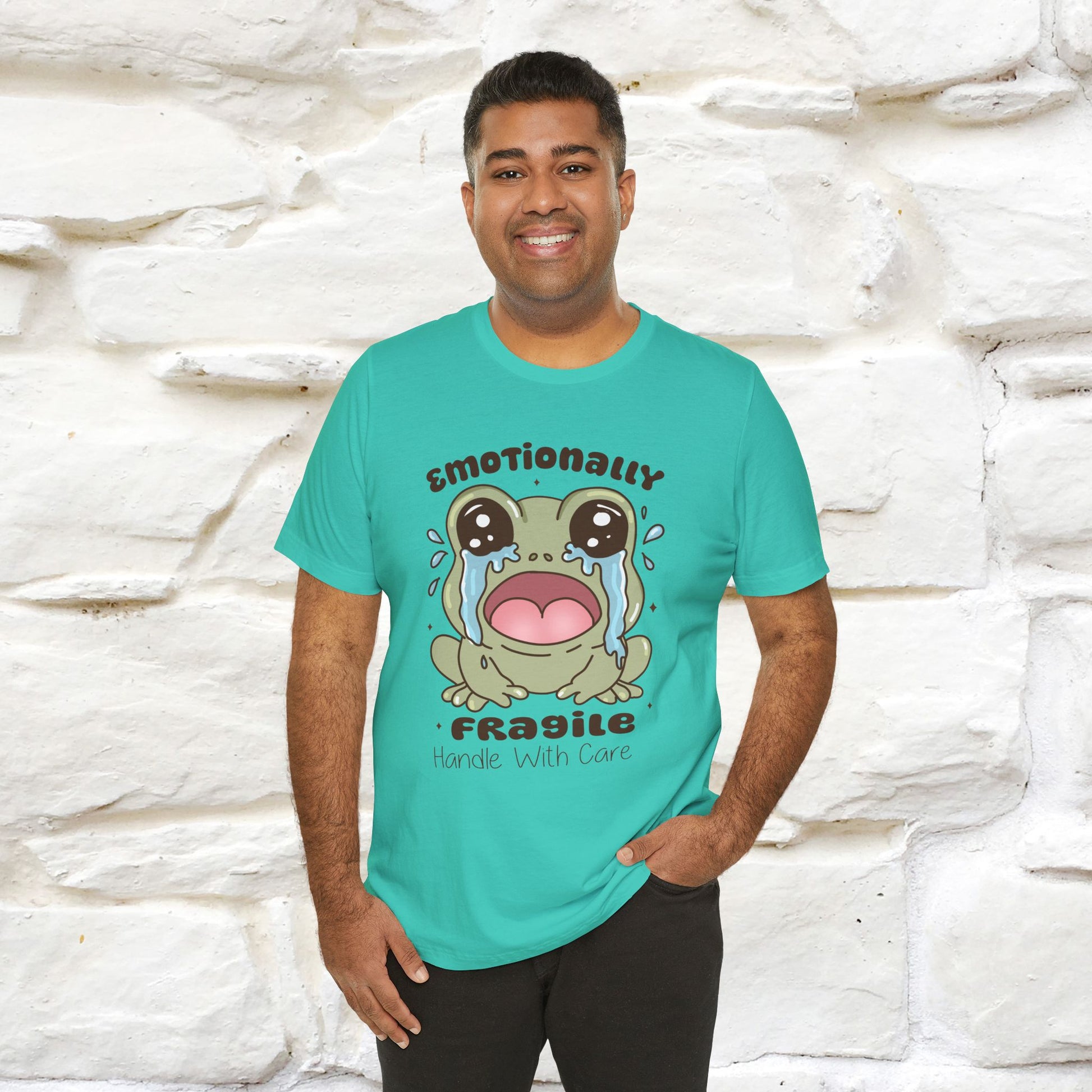 "Emotionally Fragile Handle With Care " Funny T-shirt |Nunu&Miao Studio - Nunu&Miao Studio