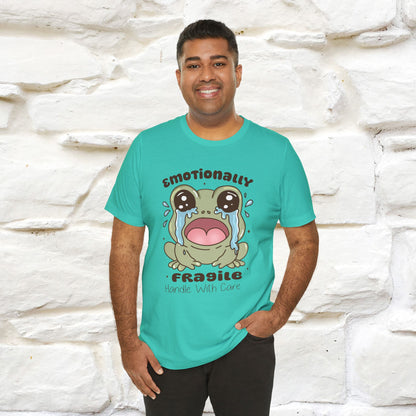 "Emotionally Fragile Handle With Care " Funny T-shirt |Nunu&Miao Studio - Nunu&Miao Studio