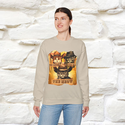 ''The Good, the Bad, and the Meow'' |Cat Sweatshirt | Nunu&Miao Studio