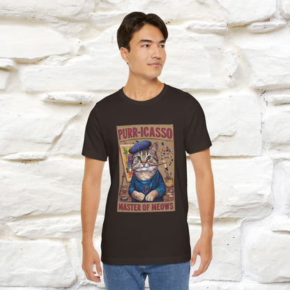 ''Purr-Icasso Masters Of Meows'' | CatT-Shirt | Nunu&Miao Studio