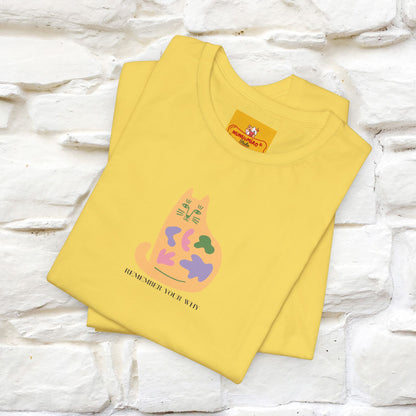 "Remember Your Why'' Cat T-Shirt Front and Back Design | Nunu&Miao Studio - Nunu&Miao Studio
