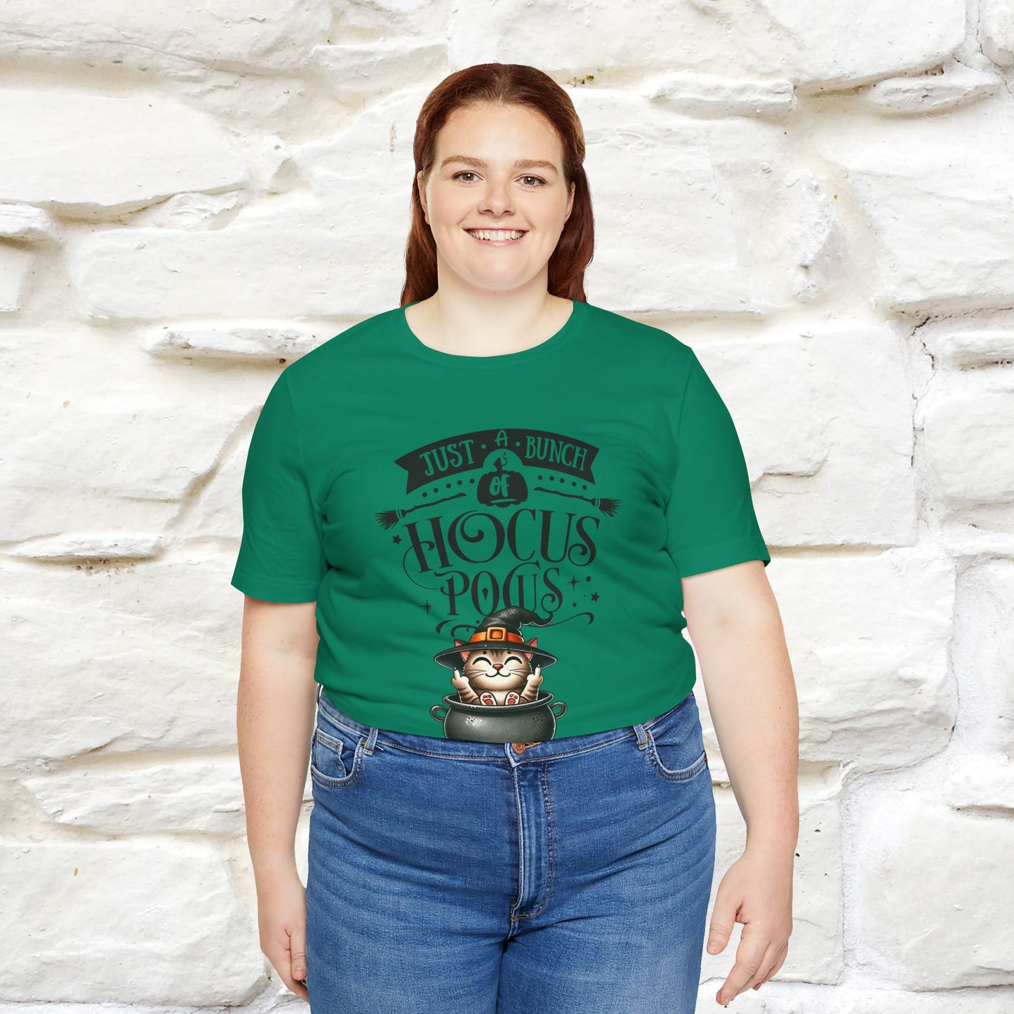 "Just A Bunch Of Hocus Pocus" Cat  T-shirt |Nunu&Miao Studio - Nunu&Miao Studio