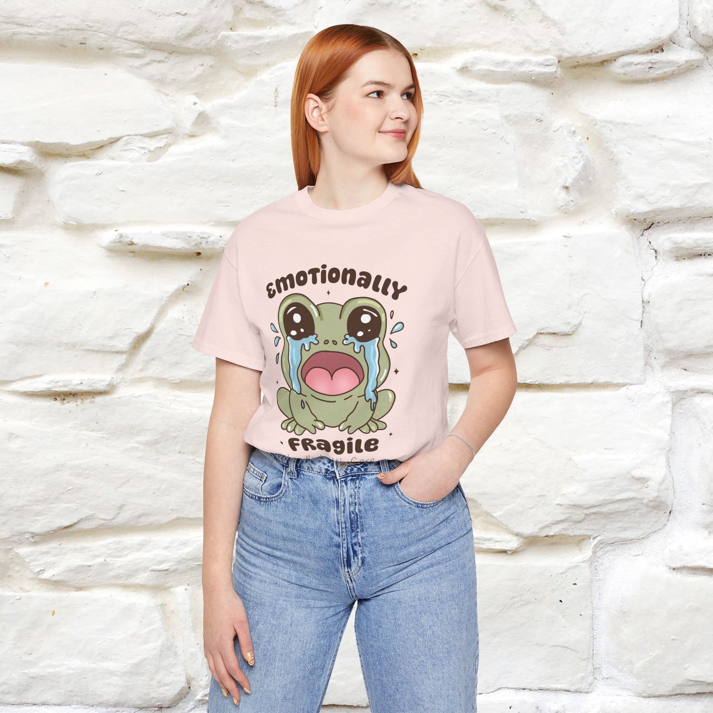 "Emotionally Fragile Handle With Care " Funny T-shirt |Nunu&Miao Studio - Nunu&Miao Studio