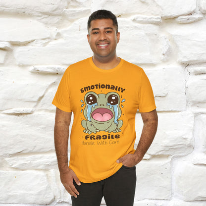 "Emotionally Fragile Handle With Care " Funny T-shirt |Nunu&Miao Studio - Nunu&Miao Studio